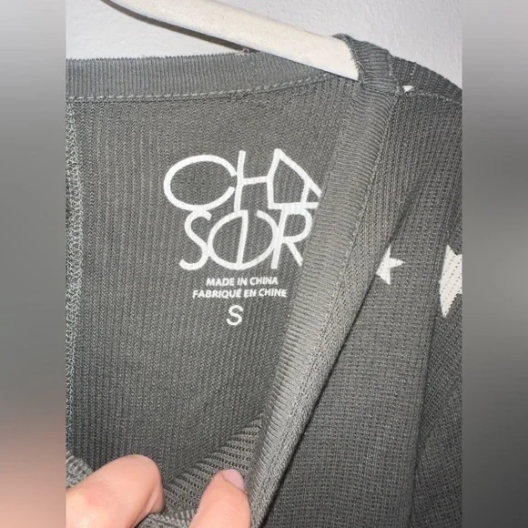 Chaser Gray Star Long Sleeve Tee - Picture 2 of 8